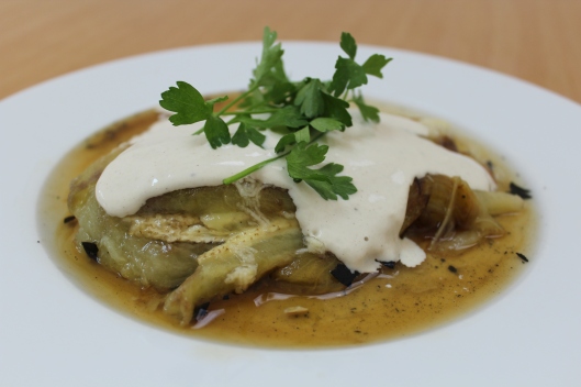 Irit's Smokey Eggplant with Lemon and Tahini // Tsiporah Blog (recipes from Israel)